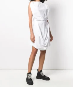 MM6 By Maison Margiela ‘Draped Sleeveless Dress’