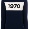 Bella Freud Navy ‘1970’ Signature Cashmere Jumper