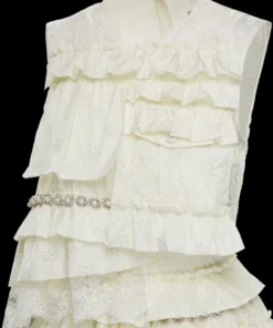 Moncler Simone Rocha 'Sleeveless Embellished Dress'