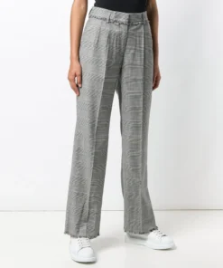 Msgm 'Houndstooth' Flared Trousers Clothing 14 Msgm 'Houndstooth' Flared Trousers Clothing