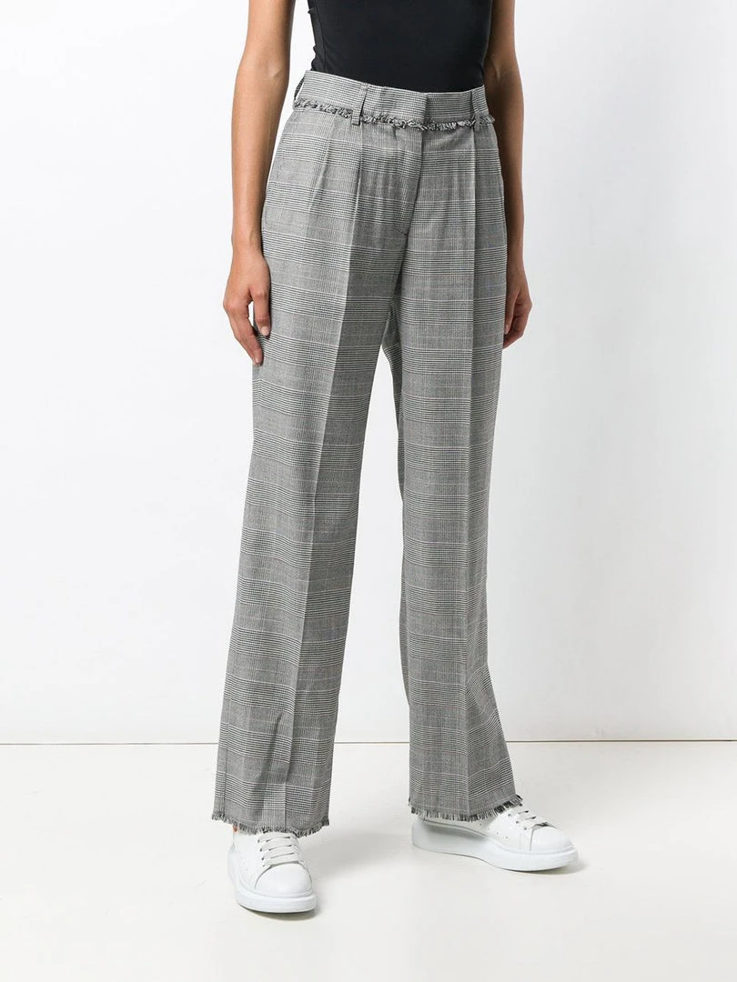 Msgm 'Houndstooth' Flared Trousers Clothing 5 Msgm 'Houndstooth' Flared Trousers Clothing