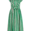 Baum Und Pferdgarten New In 'Alisa' Striped Midi Dress 1 Baum Und Pferdgarten New In 'Alisa' Striped Midi Dress