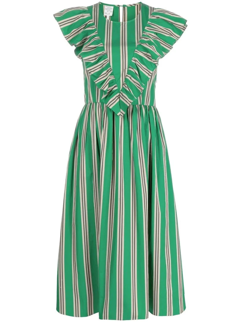 Baum Und Pferdgarten New In 'Alisa' Striped Midi Dress 3 Baum Und Pferdgarten New In 'Alisa' Striped Midi Dress