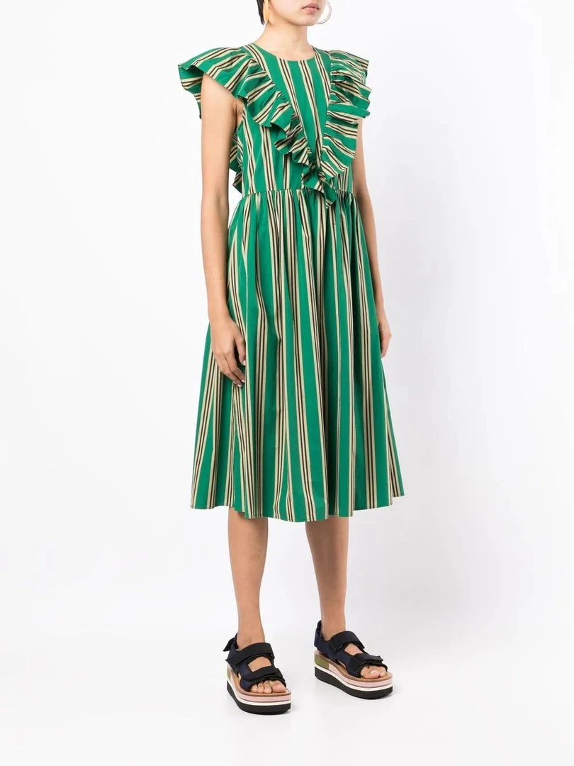 Baum Und Pferdgarten New In 'Alisa' Striped Midi Dress 5 Baum Und Pferdgarten New In 'Alisa' Striped Midi Dress