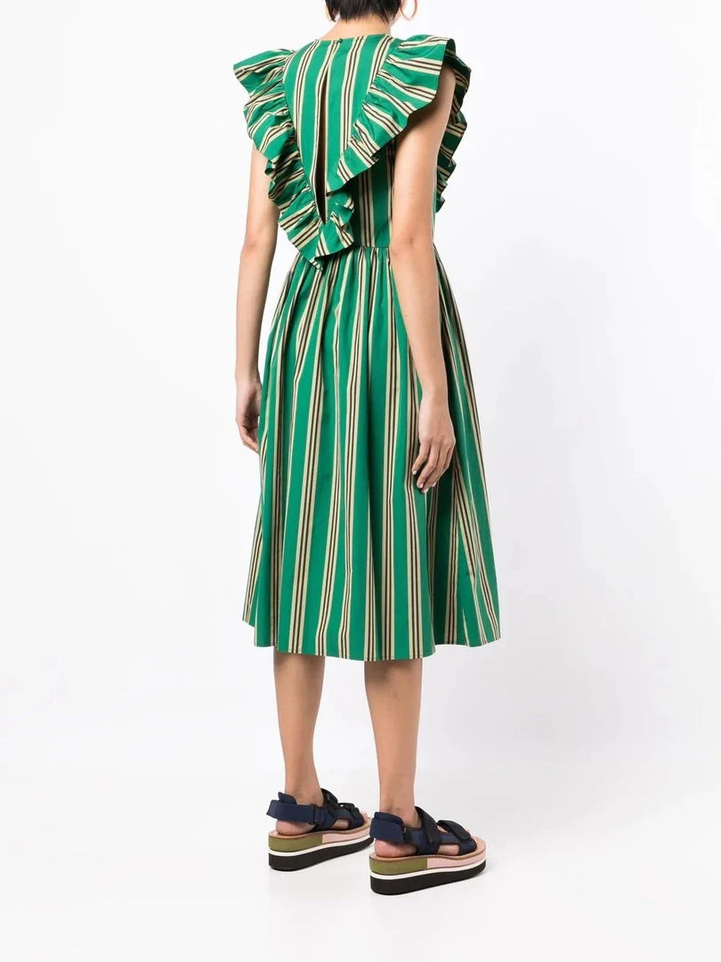 Baum Und Pferdgarten New In 'Alisa' Striped Midi Dress 6 Baum Und Pferdgarten New In 'Alisa' Striped Midi Dress
