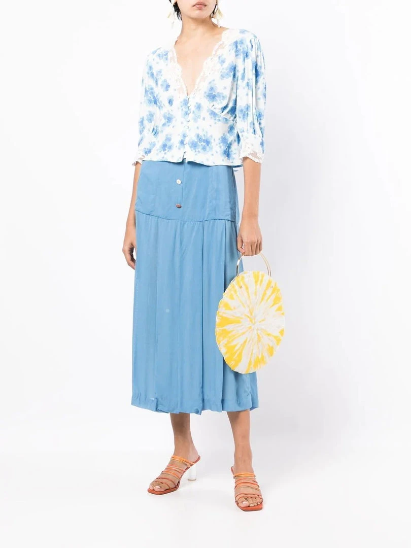 Rixo London 'Amanda' Floral Blouse New In 4 Rixo London 'Amanda' Floral Blouse New In