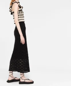 Zimmermann 'Anneke Crochet Halterneck Tank Top' New In