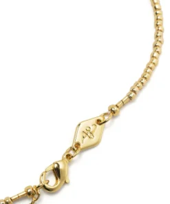 ANNI LU Accessories Army Green 'Asym 22' Beaded Bracelet