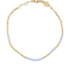 ANNI LU Light Blue 'Asym 22' Beaded Bracelet Accessories