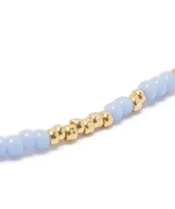 ANNI LU Light Blue 'Asym 22' Beaded Bracelet Accessories