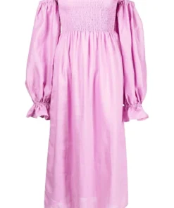 Sleeper Pink 'Atlanta' Midi Dress Clothing