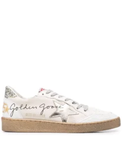 Golden Goose ‘Ball Star’ Metallic Sneakers Shoes