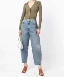 Agolde 'Balloon High Rise Curved Taper Jeans'