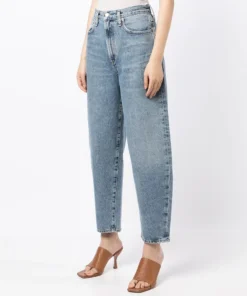 Agolde 'Balloon High Rise Curved Taper Jeans'