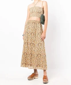 Faithfull The Brand Clothing 'Barletta' Floral Midi Skirt