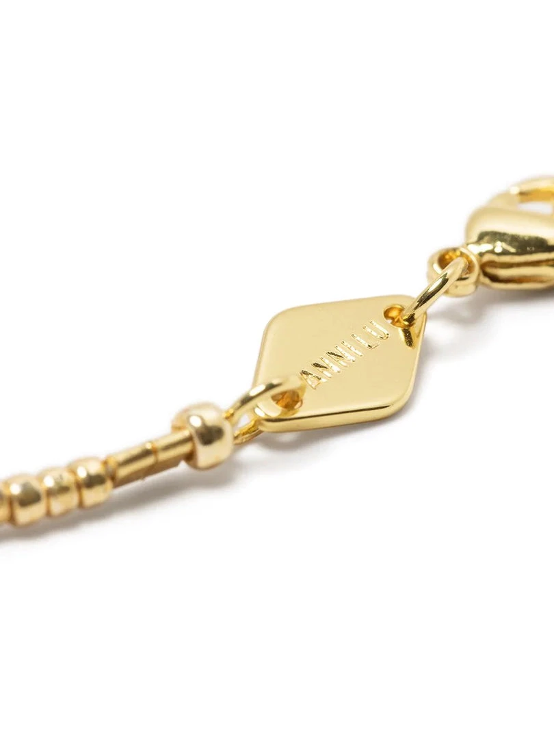 ANNI LU Accessories Black 'Bead & Gem 22' Bracelet 5 ANNI LU Accessories Black 'Bead & Gem 22' Bracelet