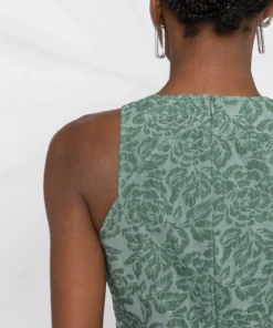 Ganni New In 'Beaded Hem Sleeveless Top'