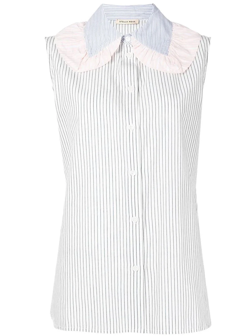 Stella Nova 'Beate' Sleeveless Stripe Shirt 3 Stella Nova 'Beate' Sleeveless Stripe Shirt