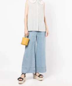 Stella Nova 'Beate' Sleeveless Stripe Shirt