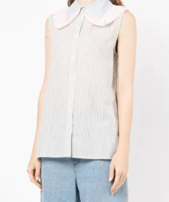Stella Nova 'Beate' Sleeveless Stripe Shirt 9 Stella Nova 'Beate' Sleeveless Stripe Shirt