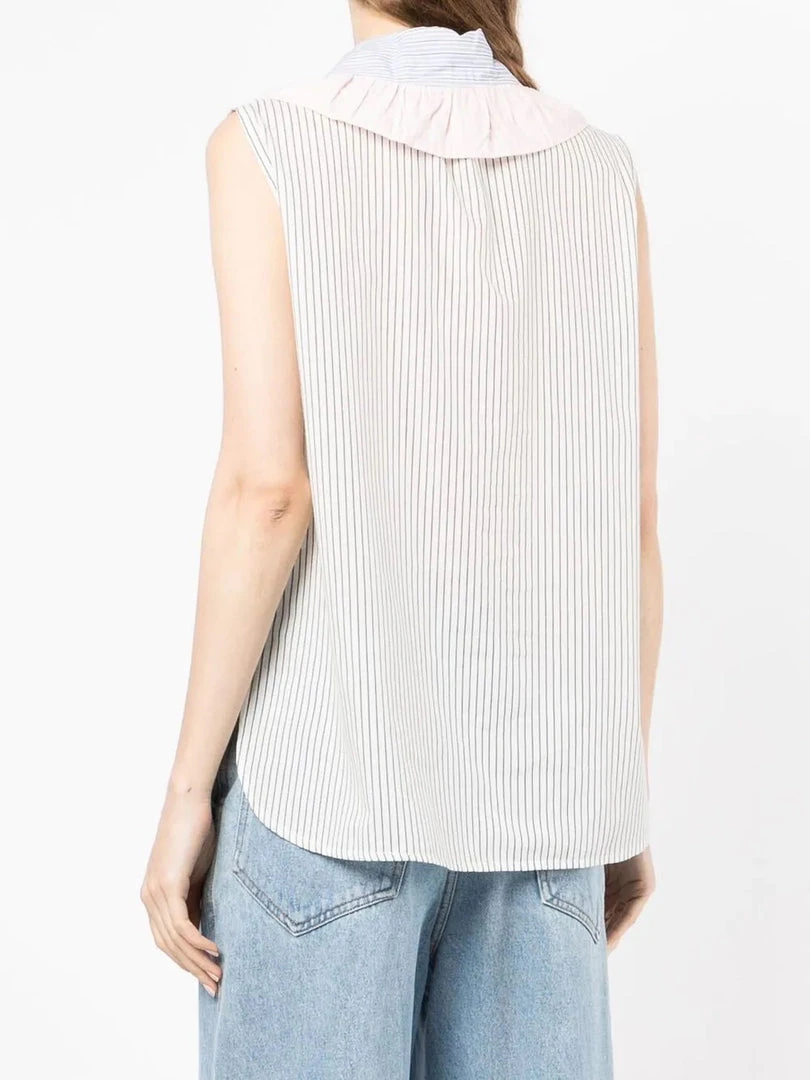 Stella Nova 'Beate' Sleeveless Stripe Shirt 6 Stella Nova 'Beate' Sleeveless Stripe Shirt