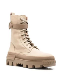 Moncler Beige 'Carinne' Ankle Boots