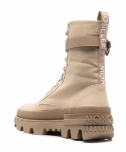 Moncler Beige 'Carinne' Ankle Boots
