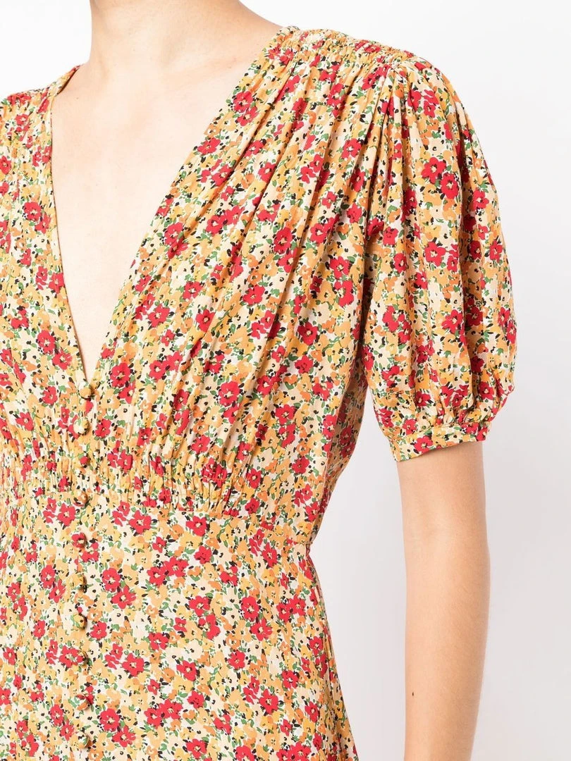 Faithfull The Brand 'Bellavista' Floral Midi Dress Clothing 12 Faithfull The Brand 'Bellavista' Floral Midi Dress Clothing