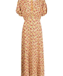 Faithfull The Brand'Bellavista' Floral Midi Dress Clothing