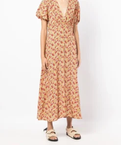 Faithfull The Brand 'Bellavista' Floral Midi Dress Clothing 14 Faithfull The Brand 'Bellavista' Floral Midi Dress Clothing