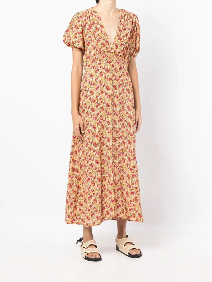 Faithfull The Brand 'Bellavista' Floral Midi Dress Clothing 5 Faithfull The Brand 'Bellavista' Floral Midi Dress Clothing