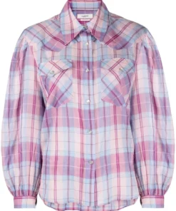 Isabel Marant Etoile 'Bethany' Checked Shirt