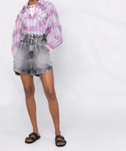 Isabel Marant Etoile 'Bethany' Checked Shirt