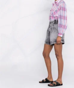 Isabel Marant Etoile 'Bethany' Checked Shirt