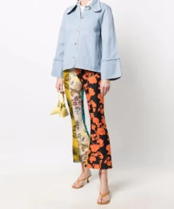 Baum Und Pferdgarten 'Birk' Textured Denim Jacket Clothing