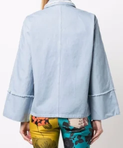 Baum Und Pferdgarten 'Birk' Textured Denim Jacket Clothing