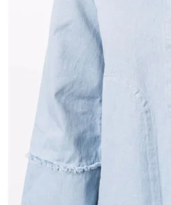 Baum Und Pferdgarten 'Birk' Textured Denim Jacket Clothing