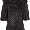 Stella Nova Black 'Dicte' Ditsy Floral Shirt Clothing