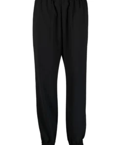 Moncler 'Black Drawstring Trousers' 999
