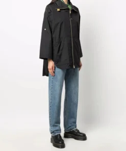 Parajumpers Black 'Hannah' Water Repellent Shacket