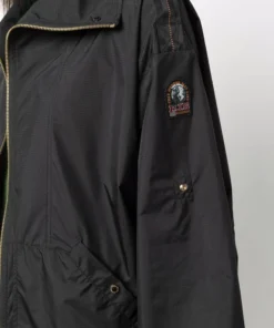 Parajumpers Black 'Hannah' Water Repellent Shacket