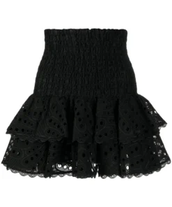 Charo Ruiz Clothing Black 'Noa' Short Skirt