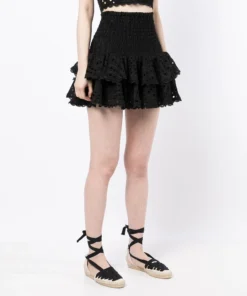Charo Ruiz Clothing Black 'Noa' Short Skirt