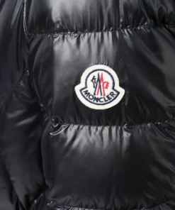 Moncler Black 'Serignan' Short Parka