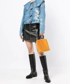 Ganni 'Bleached Ruffle Collar Denim Jacket' 17 Ganni 'Bleached Ruffle Collar Denim Jacket'