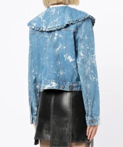 Ganni 'Bleached Ruffle Collar Denim Jacket' 20 Ganni 'Bleached Ruffle Collar Denim Jacket'