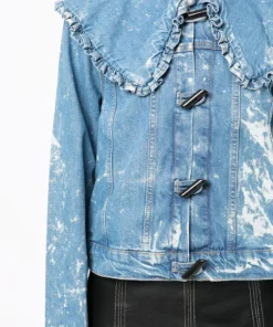 Ganni 'Bleached Ruffle Collar Denim Jacket' 21 Ganni 'Bleached Ruffle Collar Denim Jacket'