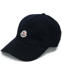 Moncler Navy 'Branded Patch Baseball Cap'