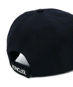 Moncler Navy 'Branded Patch Baseball Cap'