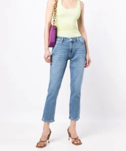 Paige 'Brigitte' Cropped Boyfriend Jeans Clothing
